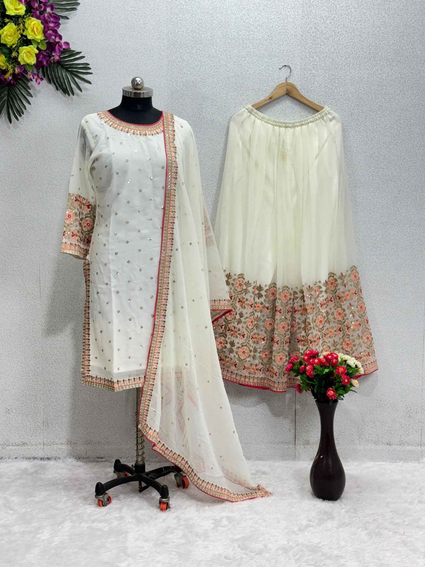 HEAVY SHARARA SUIT SET