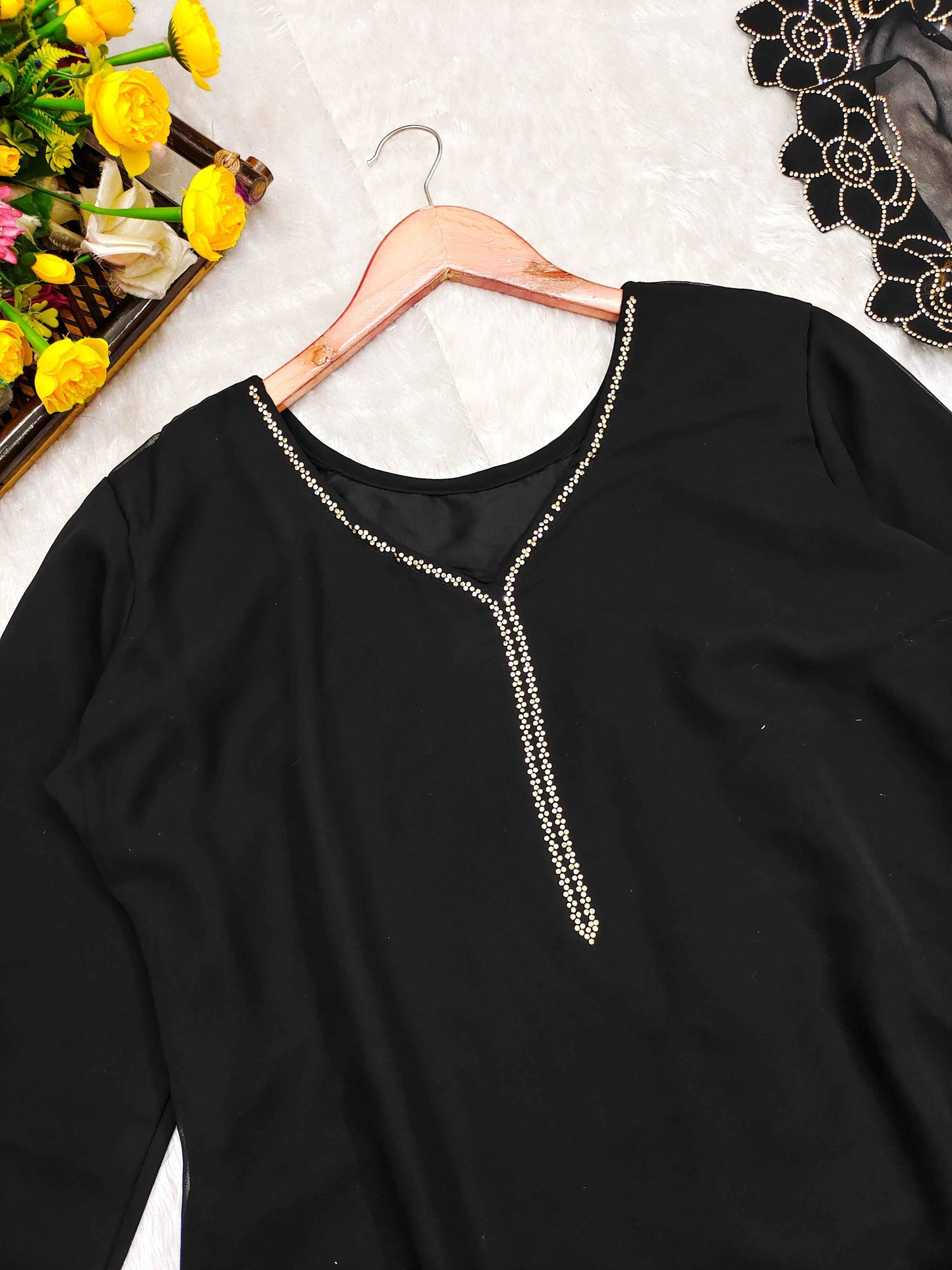 Top-Dupatta and Bottom Set