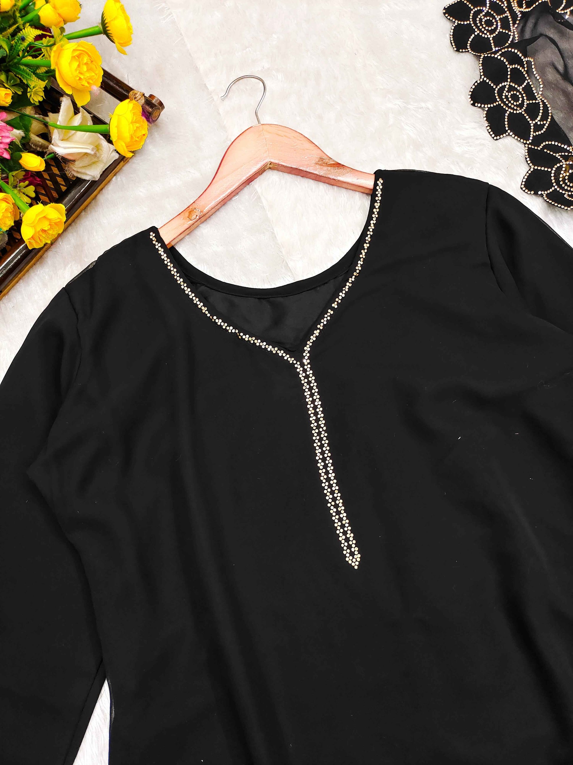 Top-Dupatta and Bottom Set