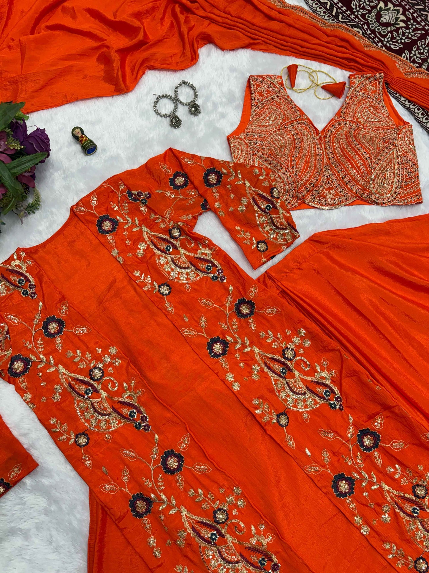 READY TO WEAR DRAPE SAREE WITH KOTI