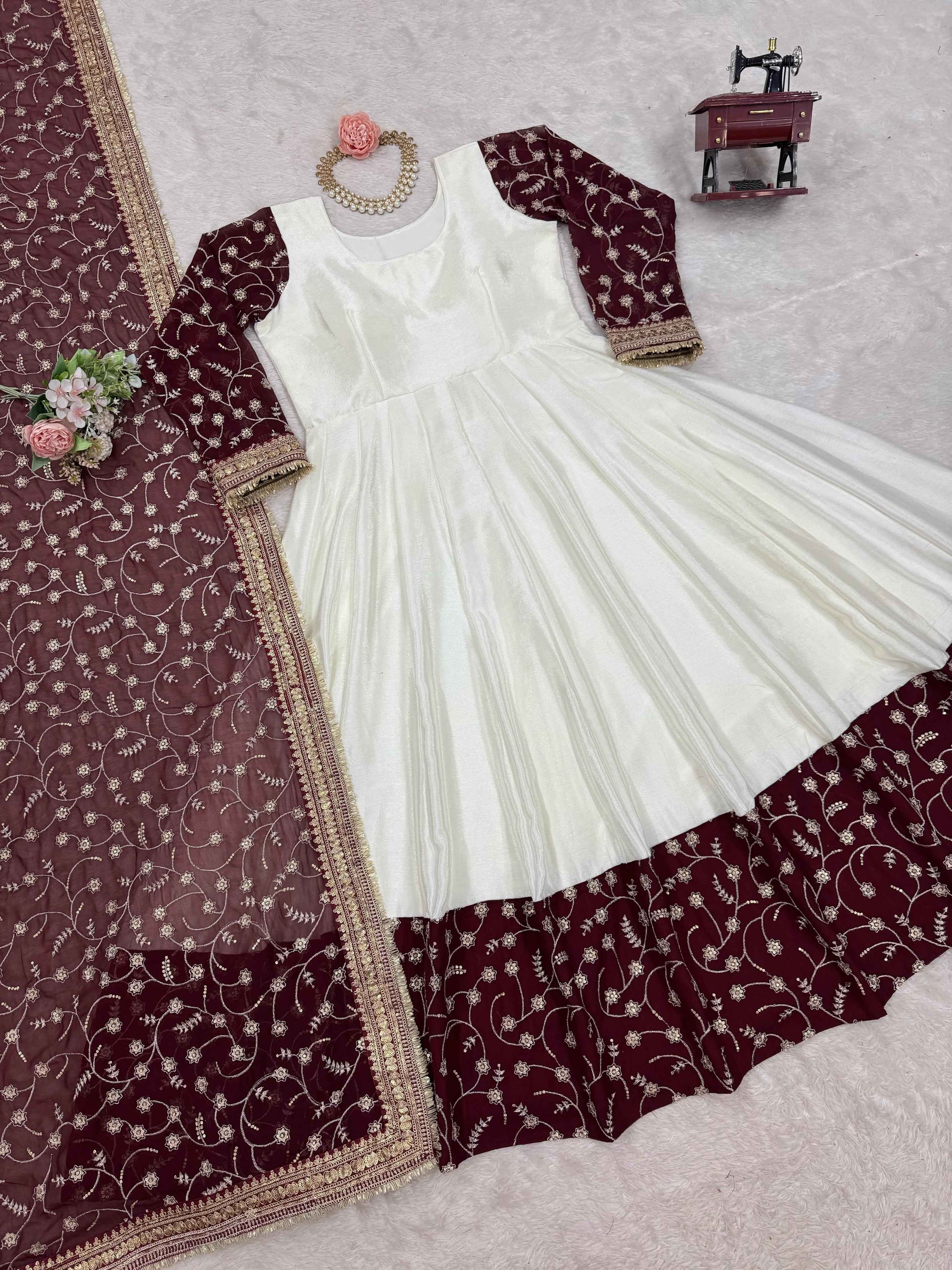 Chinon Silk Gown