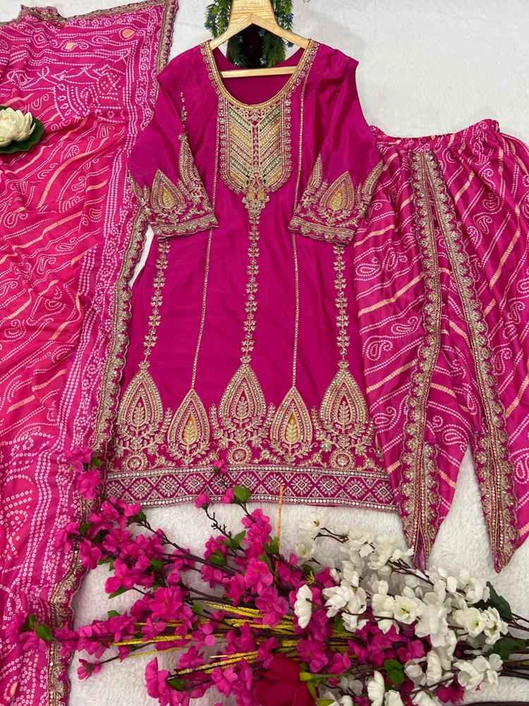 Heavy Pure Chinon Silk With silk inner (Fully stitched)