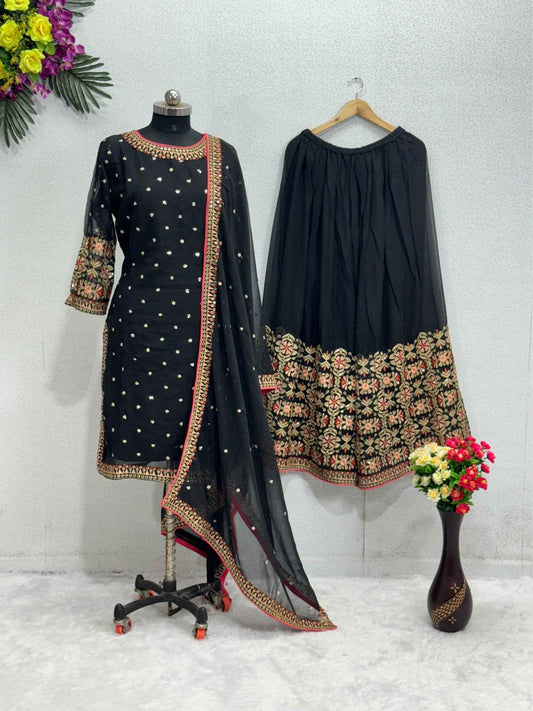 HEAVY SHARARA SUIT SET