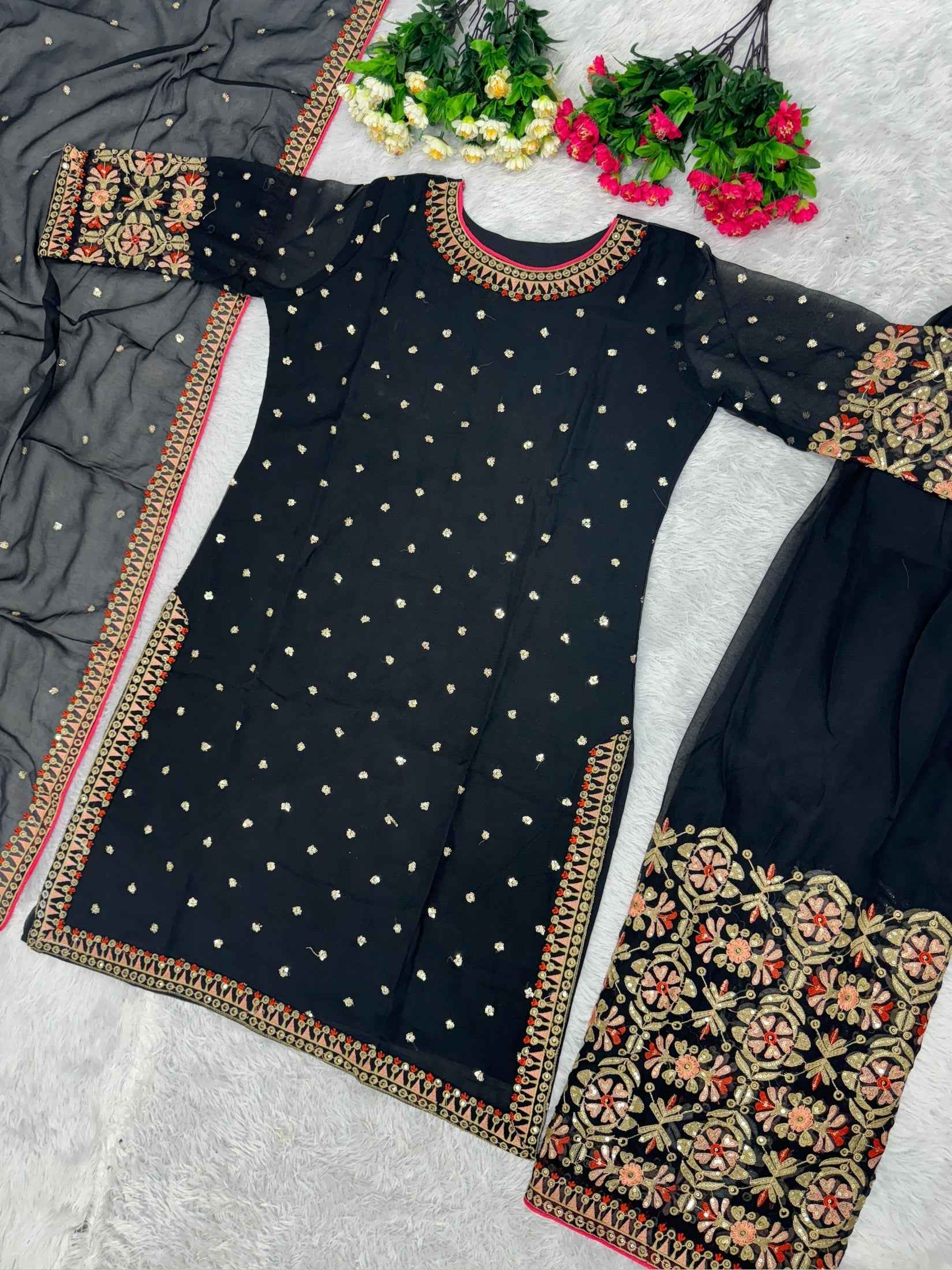 HEAVY SHARARA SUIT SET