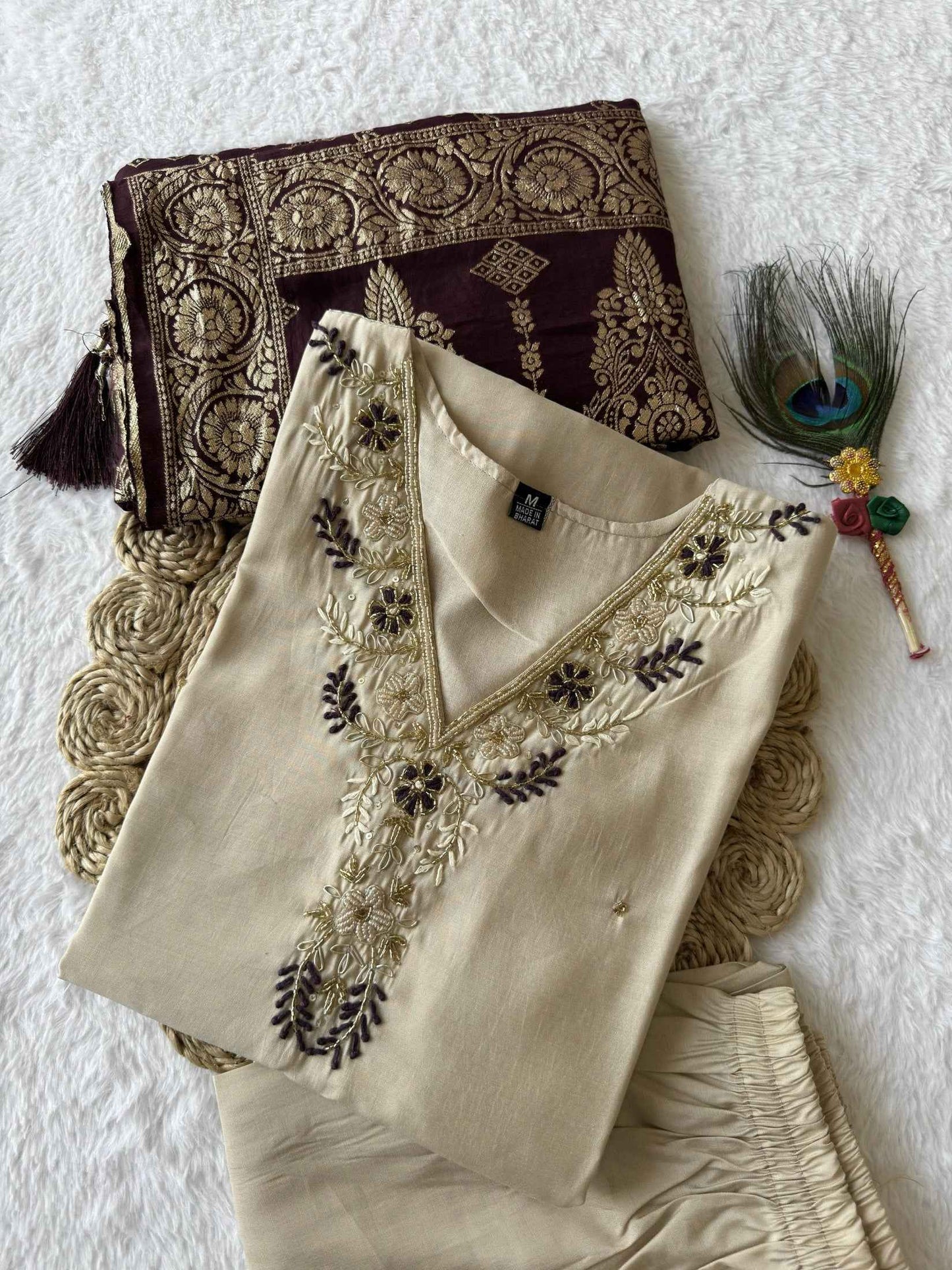 Kurti Pent Dupatta Set