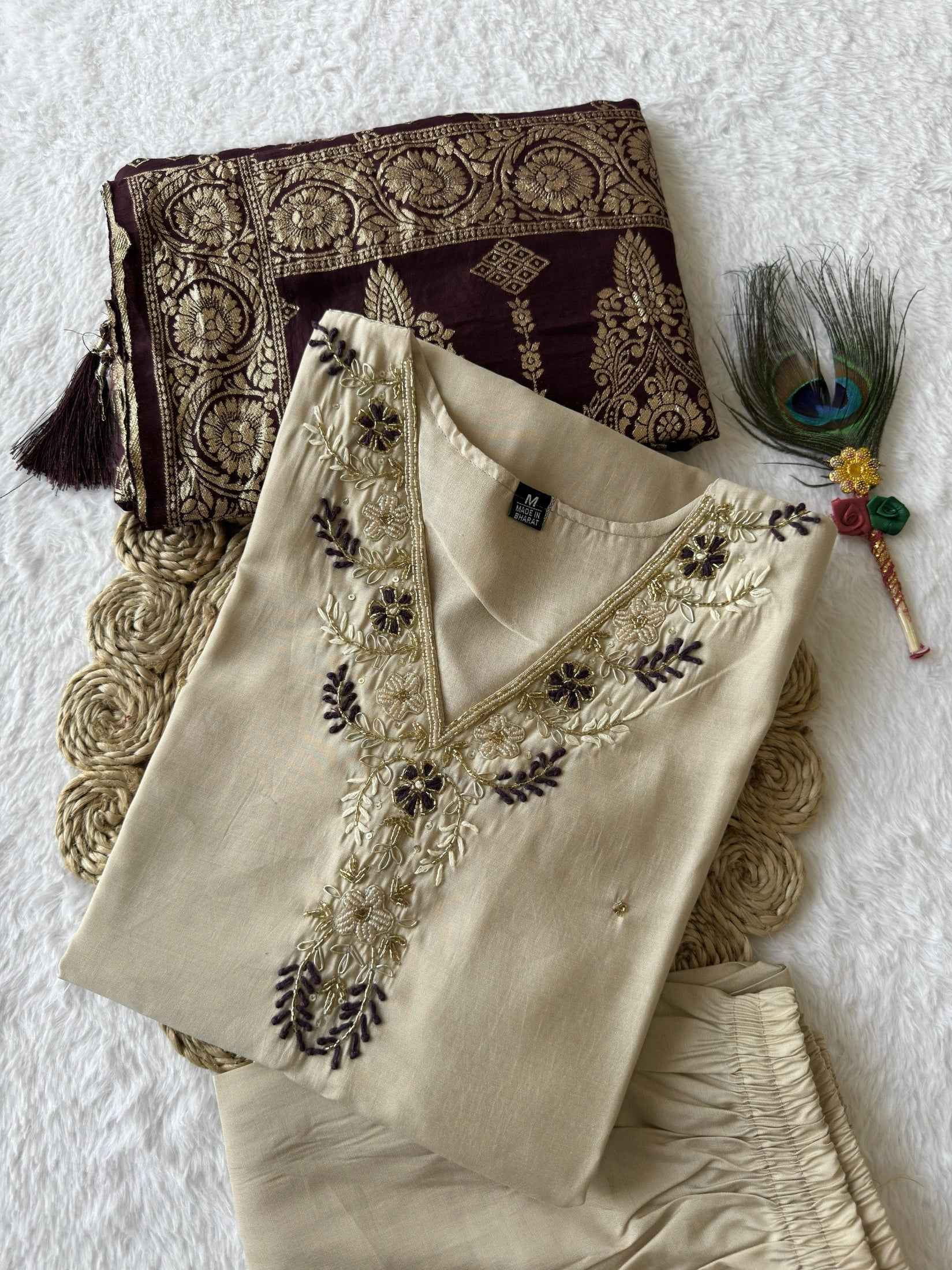 Kurti Pent Dupatta Set