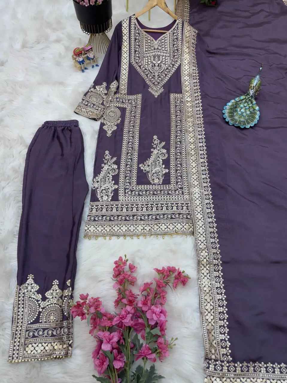 Top Pant & Dupatta Set