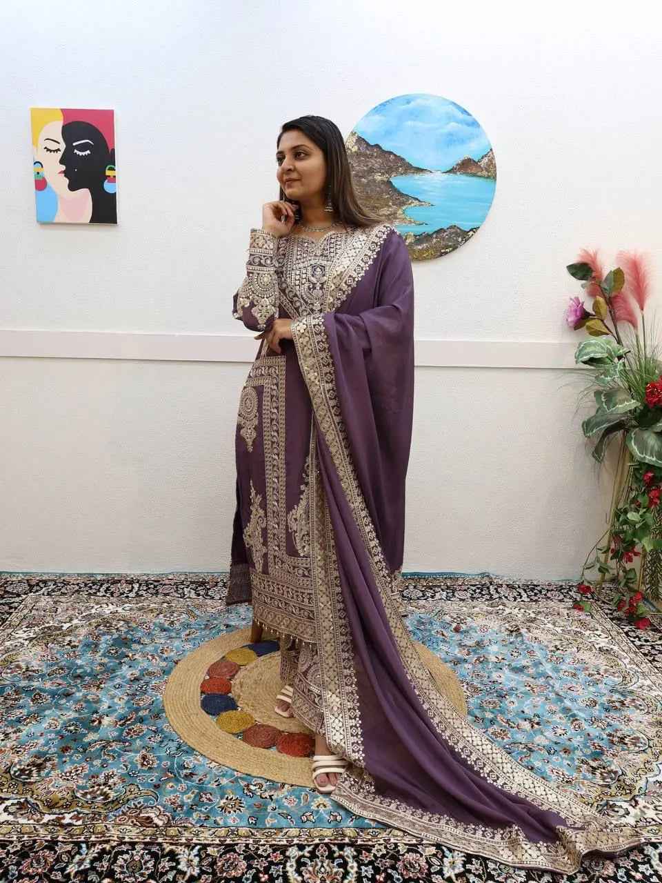 Top Pant & Dupatta Set