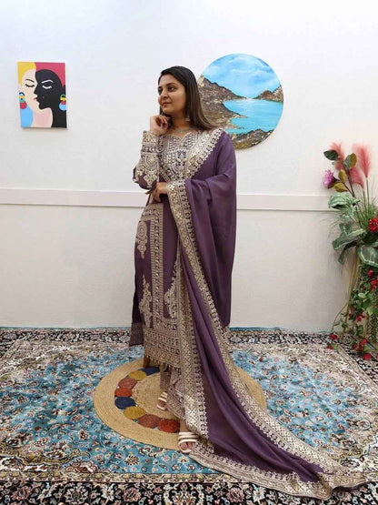 Top Pant & Dupatta Set