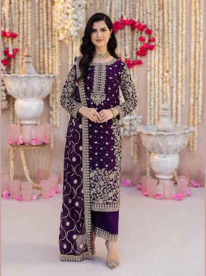 Top-Plazzo and Dupatta With Heavy Embroidery Work