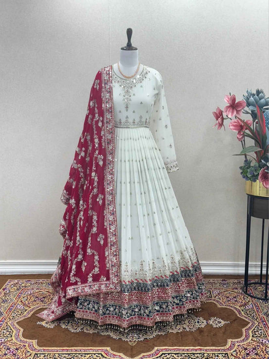 Heavy Faux Georgette Gown