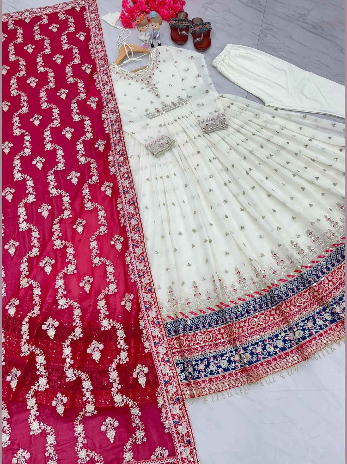 Heavy Faux Georgette Gown