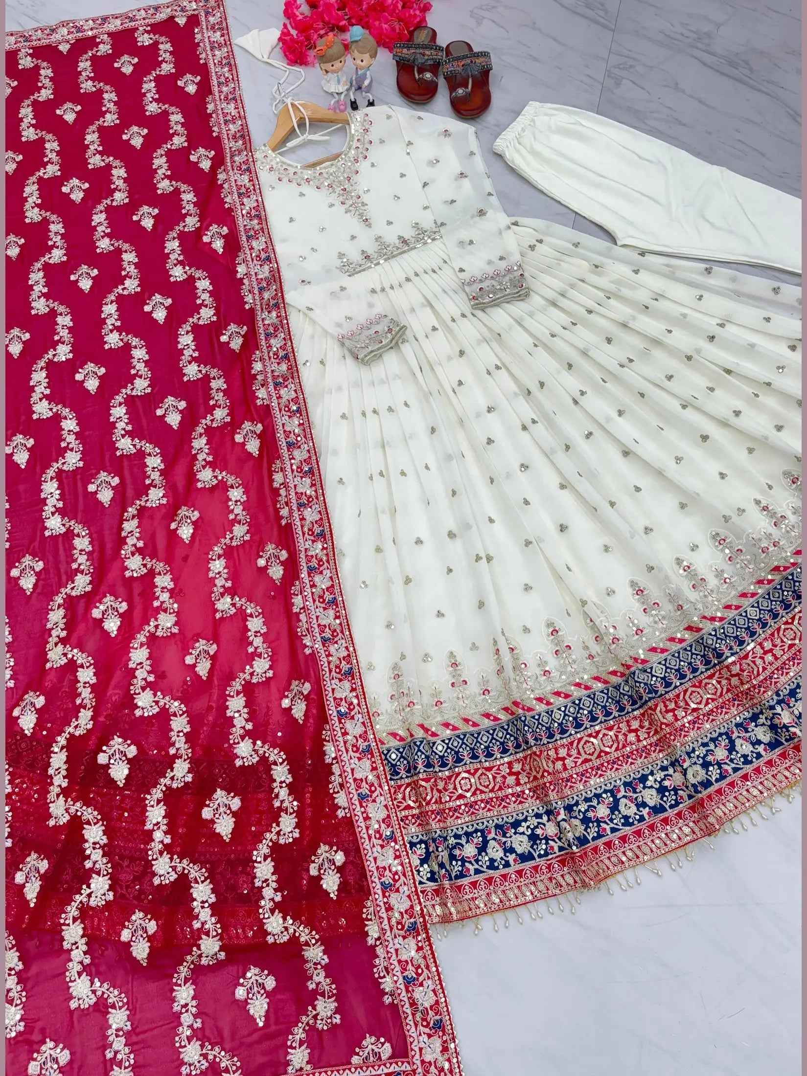 Heavy Faux Georgette Gown
