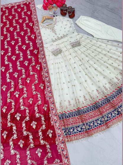Heavy Faux Georgette Gown