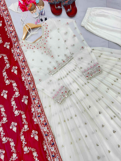 Heavy Faux Georgette Gown