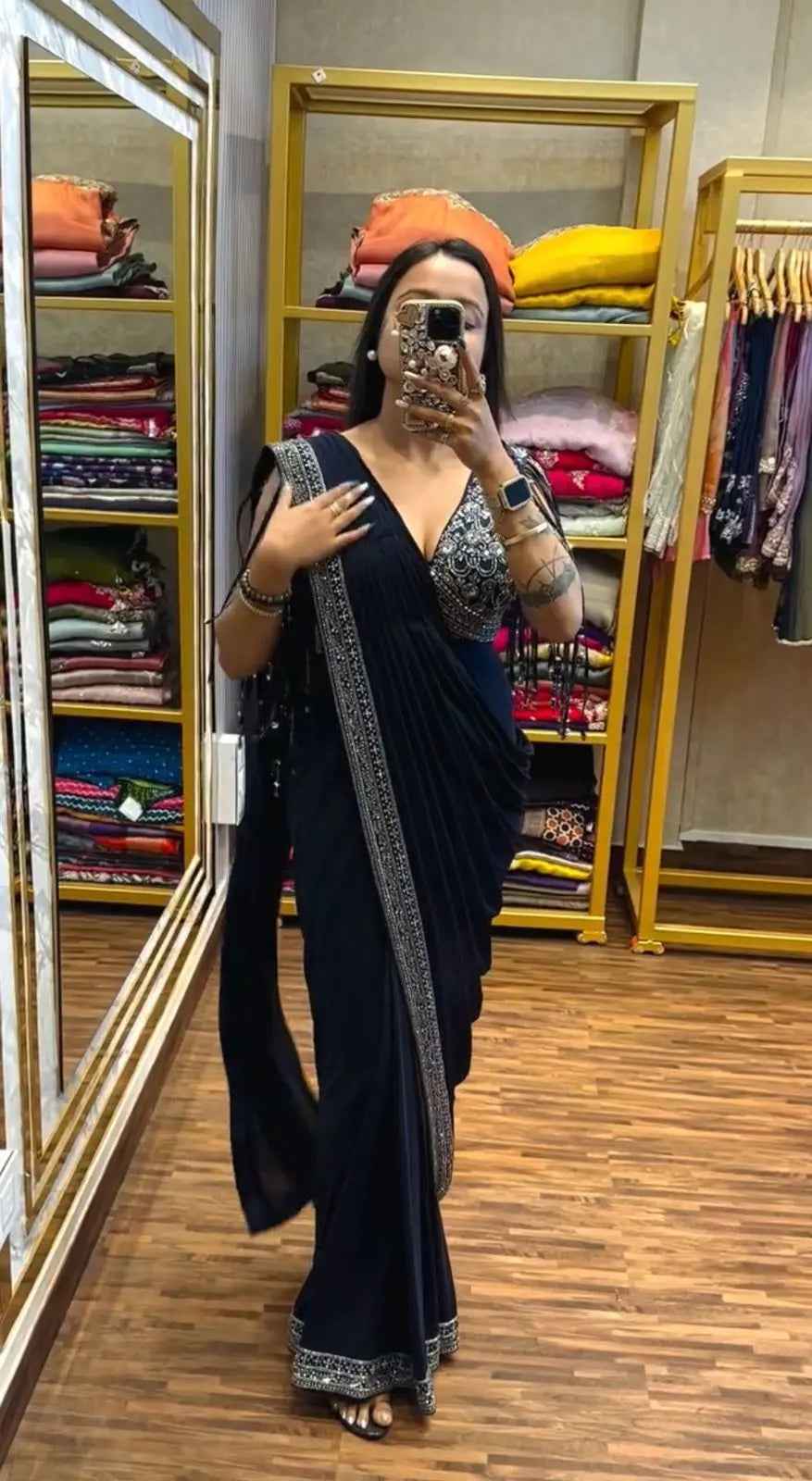 Traditional Designer Ready To Wear Saree