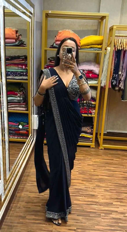 Traditional Designer Ready To Wear Saree