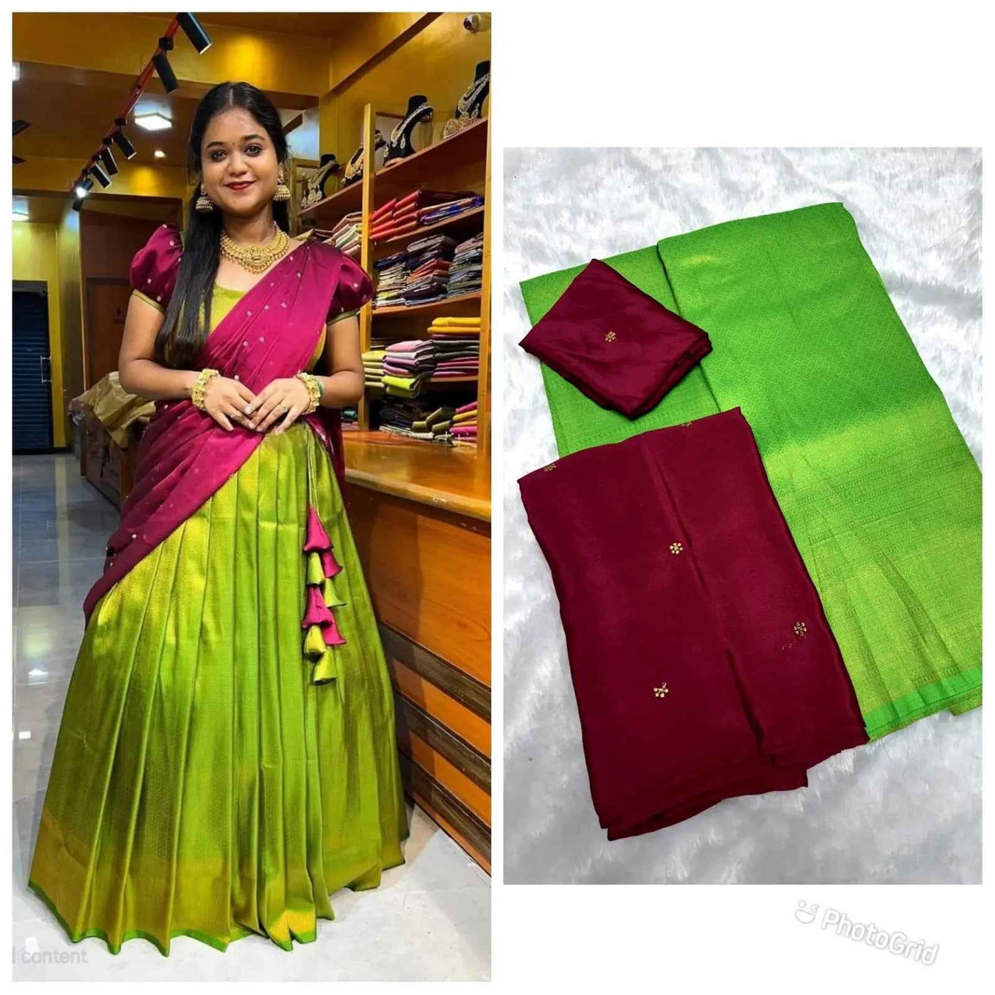 Half Saree Lehanga