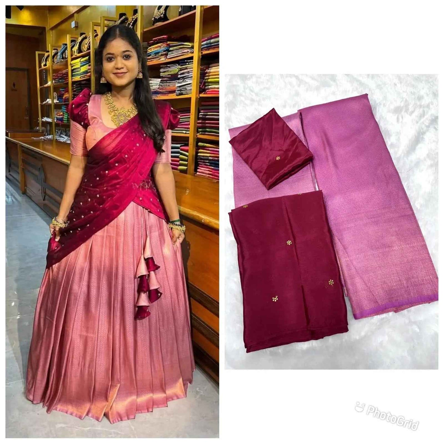 Half Saree Lehanga