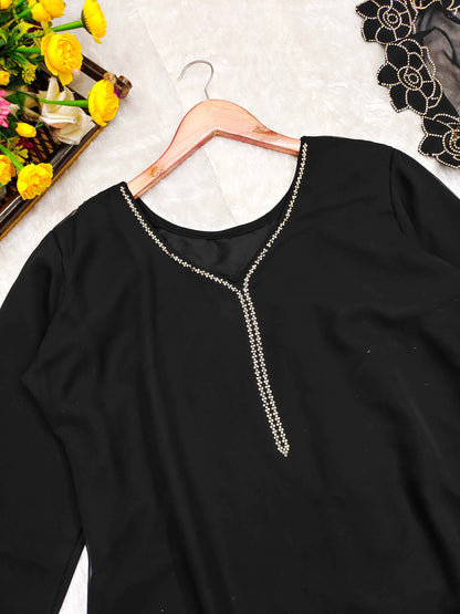 Top-Dupatta and Bottom Set