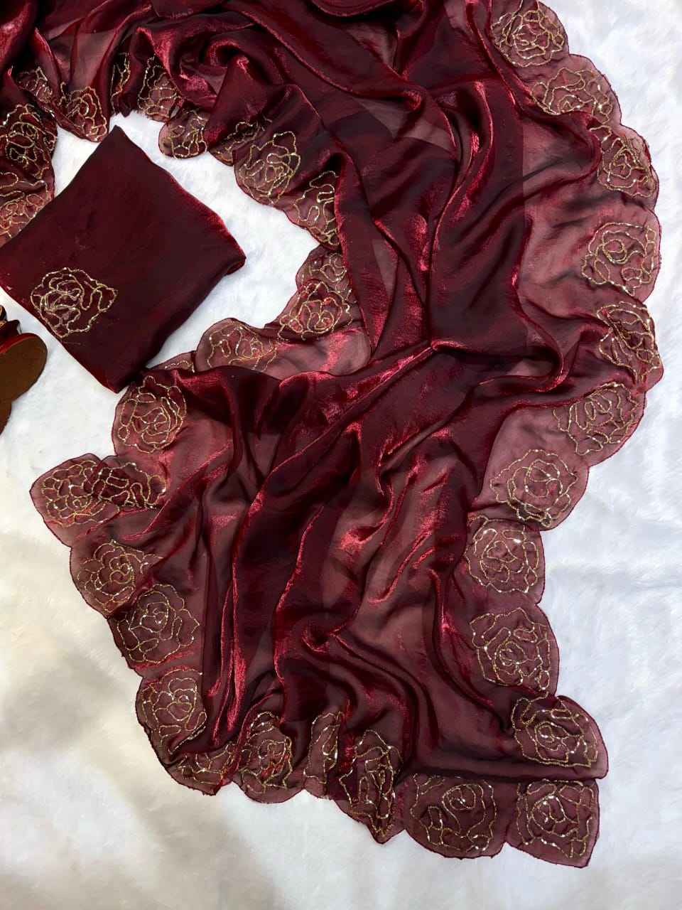 Pure Space Silk Saree