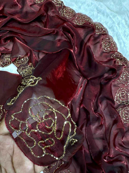 Pure Space Silk Saree