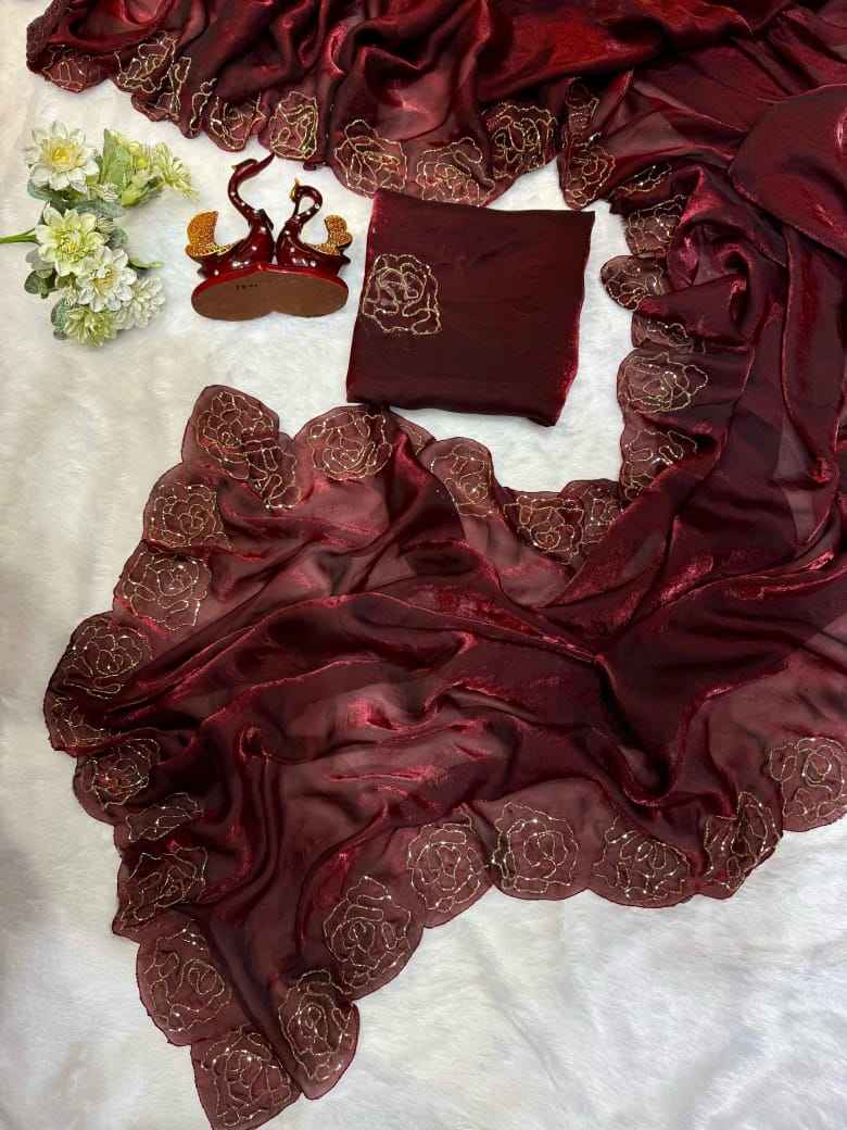 Pure Space Silk Saree