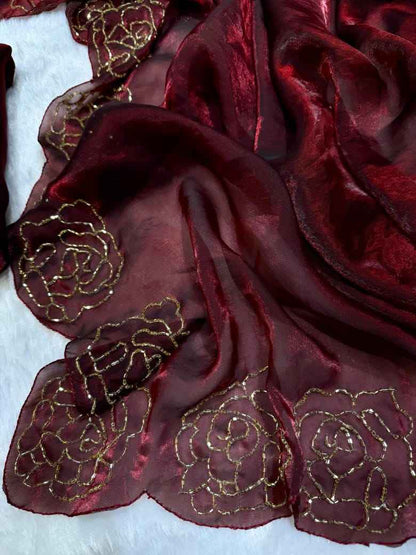 Pure Space Silk Saree
