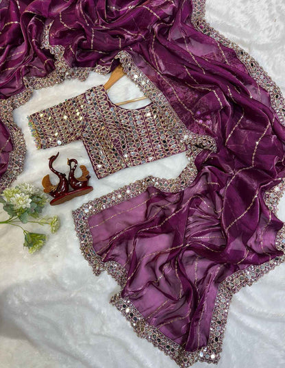 Heavy Jimmi chu Designer Saree