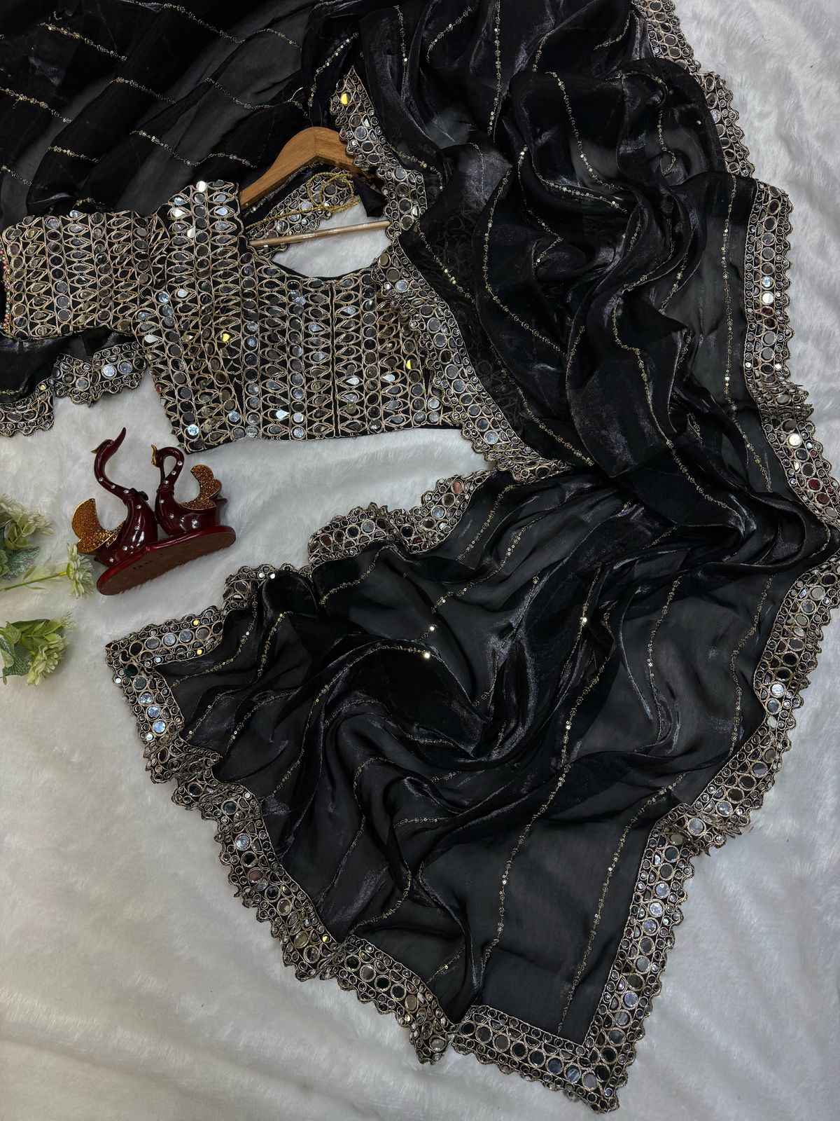 Heavy Jimmi chu Designer Saree