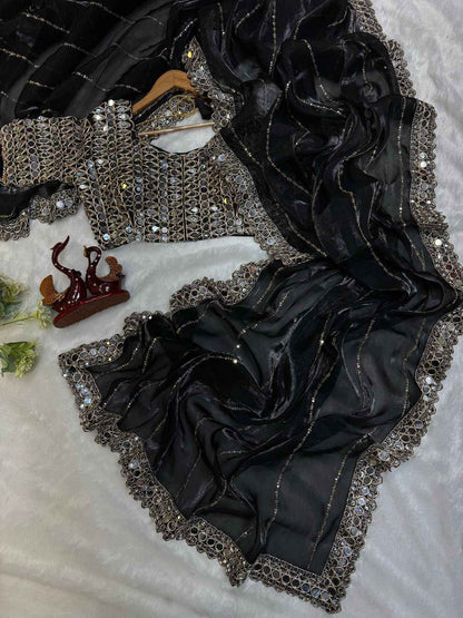 Heavy Jimmi chu Designer Saree