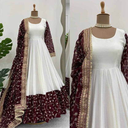 Chinon Silk Gown