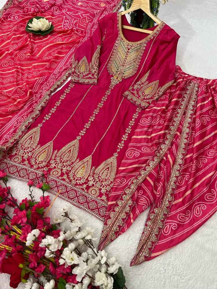 Heavy Pure Chinon Silk With silk inner (Fully stitched)