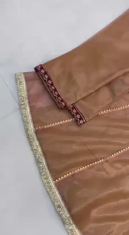 FLAILED KALI SUIT PANT WITH DUPATTA