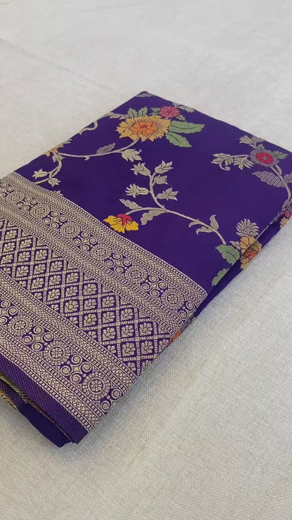 Pure Crepe Khadi Silk Saree