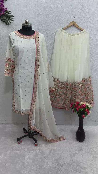HEAVY SHARARA SUIT SET