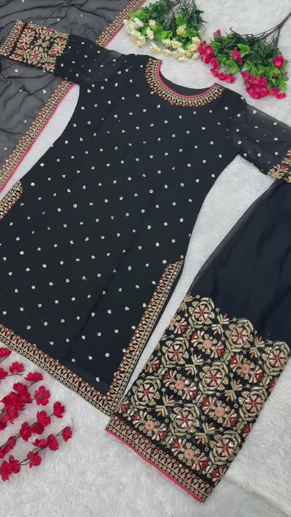 HEAVY SHARARA SUIT SET